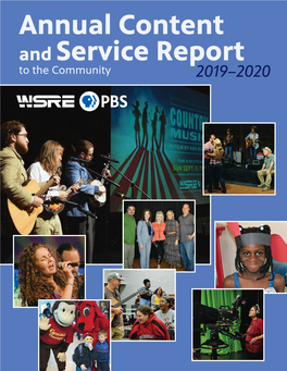 Annual Content and Service Report
