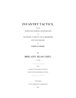 Casey's Infantry Tactics