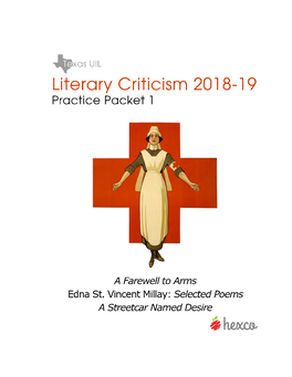 UIL Literary Criticism 2018-2019 Practice Test Packets