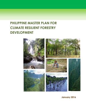 Philippine Master Plan for Climate Resilient Forestry Development