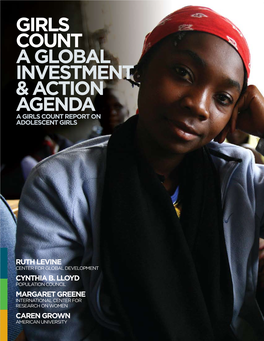 Girls Count: a Global Investment & Action Agenda
