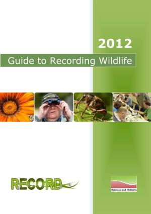 Guide to Recording Wildlife