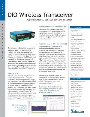 DIO Wireless Transceiver