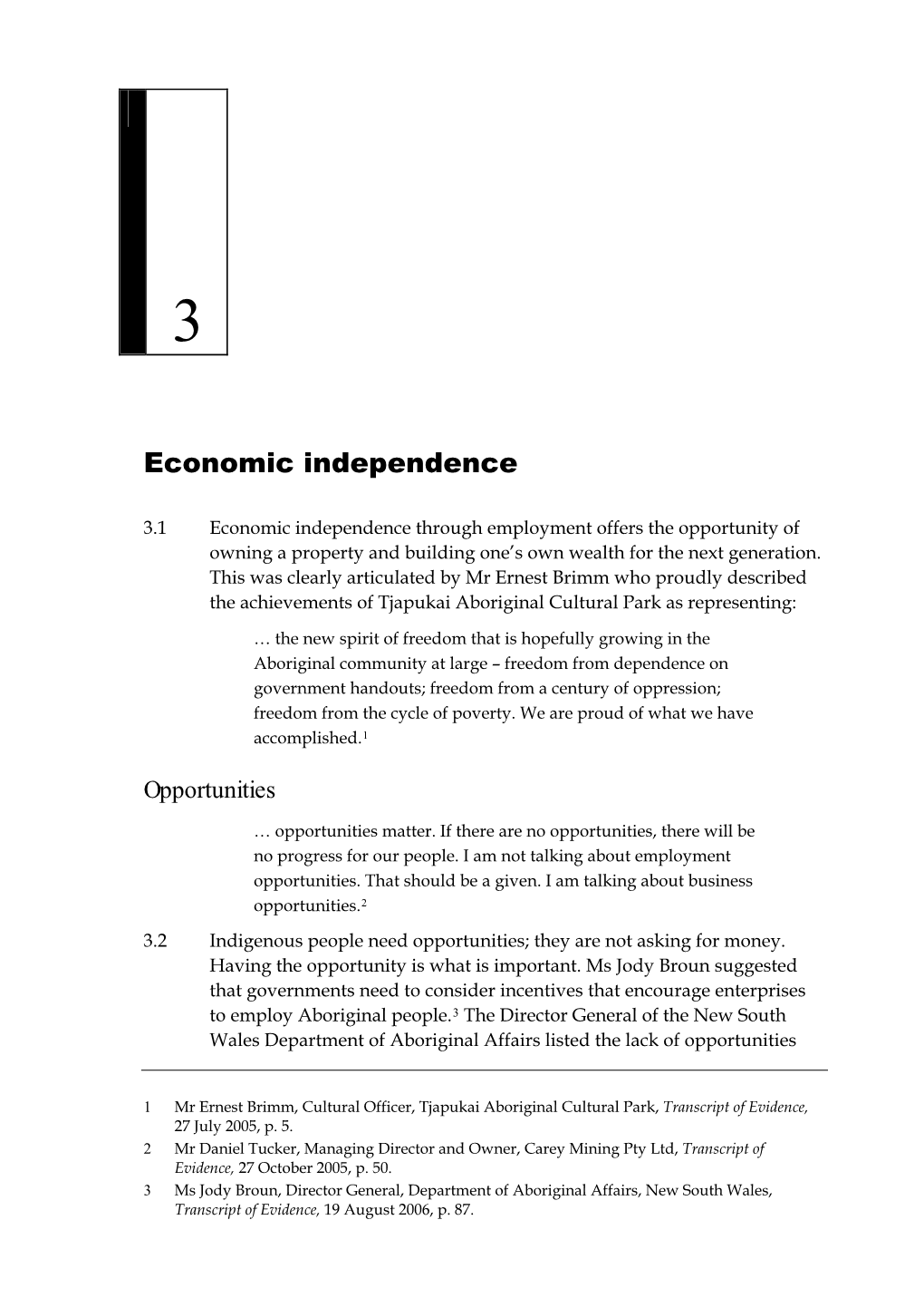 Chapter 3 Economic Independence