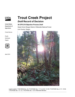 Trout Creek Project