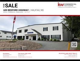600 Bedford Highway | Halifax, Ns Retail / Commercial / Warehouse | 30,710 Sf