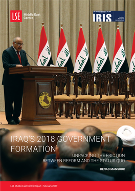 Iraq's 2018 Government Formation