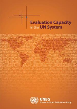 Evaluation Capacity in the UN System