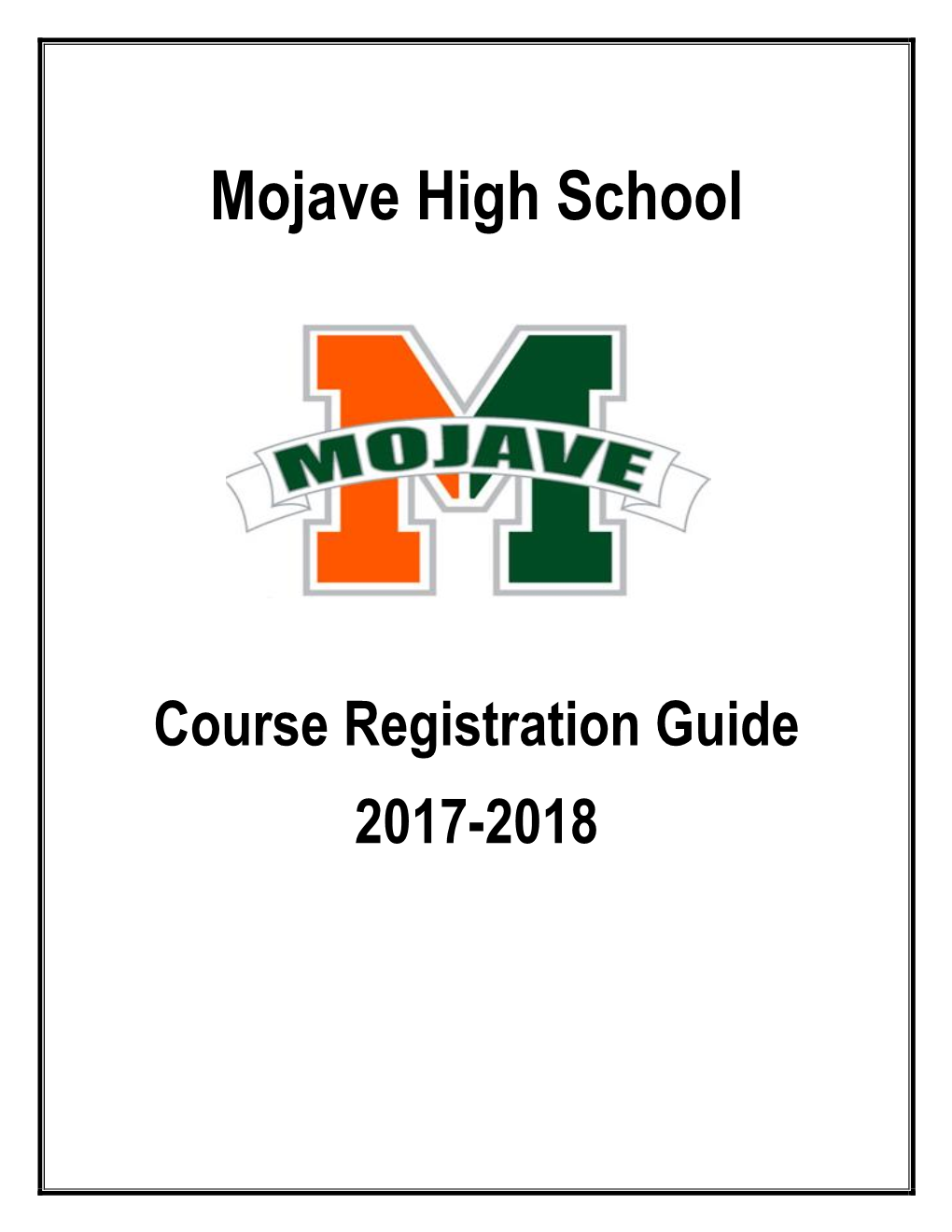 Course Registration Guide 2017-2018