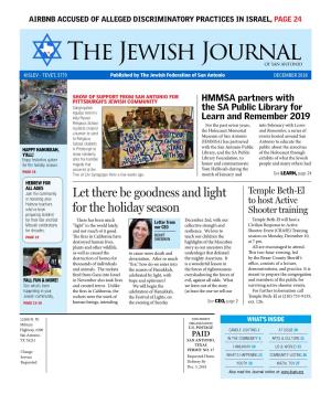 Jewish Journal December 2018