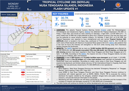 Tropical Cyclone 26S (Seroja) Nusa Tenggara Islands, Indonesia Flash