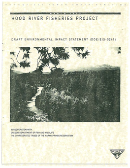 Hood River Fisheries Project