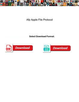 Afp Apple File Protocol