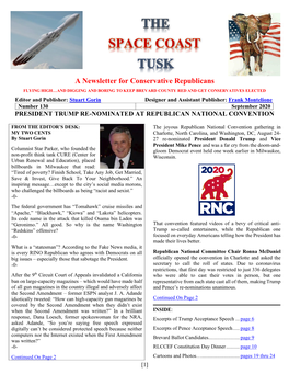 A Newsletter for Conservative Republicans
