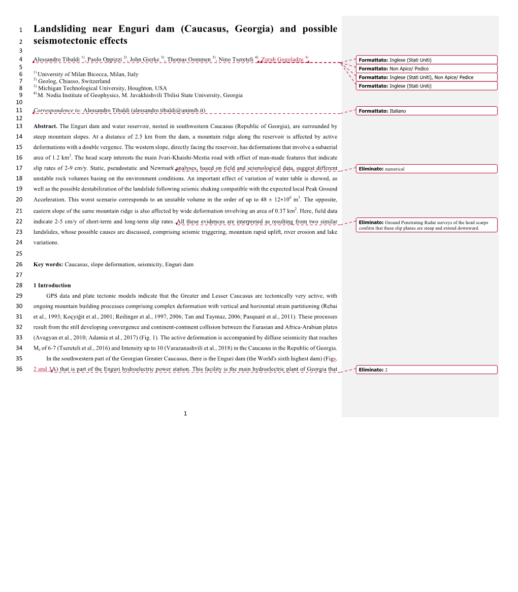 Tibaldi Et Al Frane Enguri 17 October 2018 Track Changes