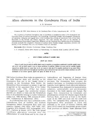 Alien,· Elements in the Gondwana Flora of India