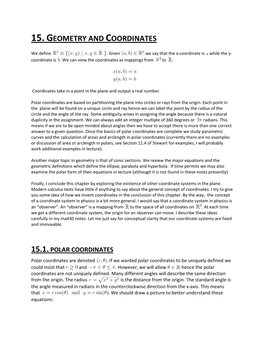 15.Geometry and Coordinates