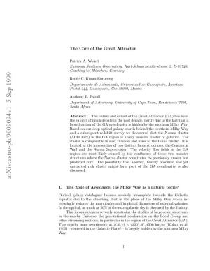 The Core of the Great Attractor (Kraan-Korteweg Et Al