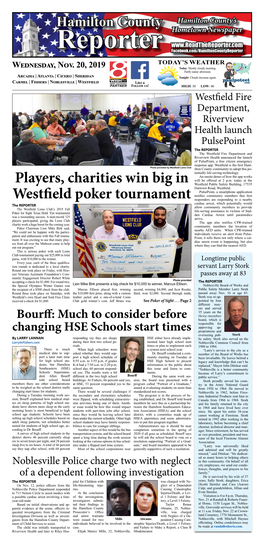 Players, Charities Win Big in Westfield Poker Tournament