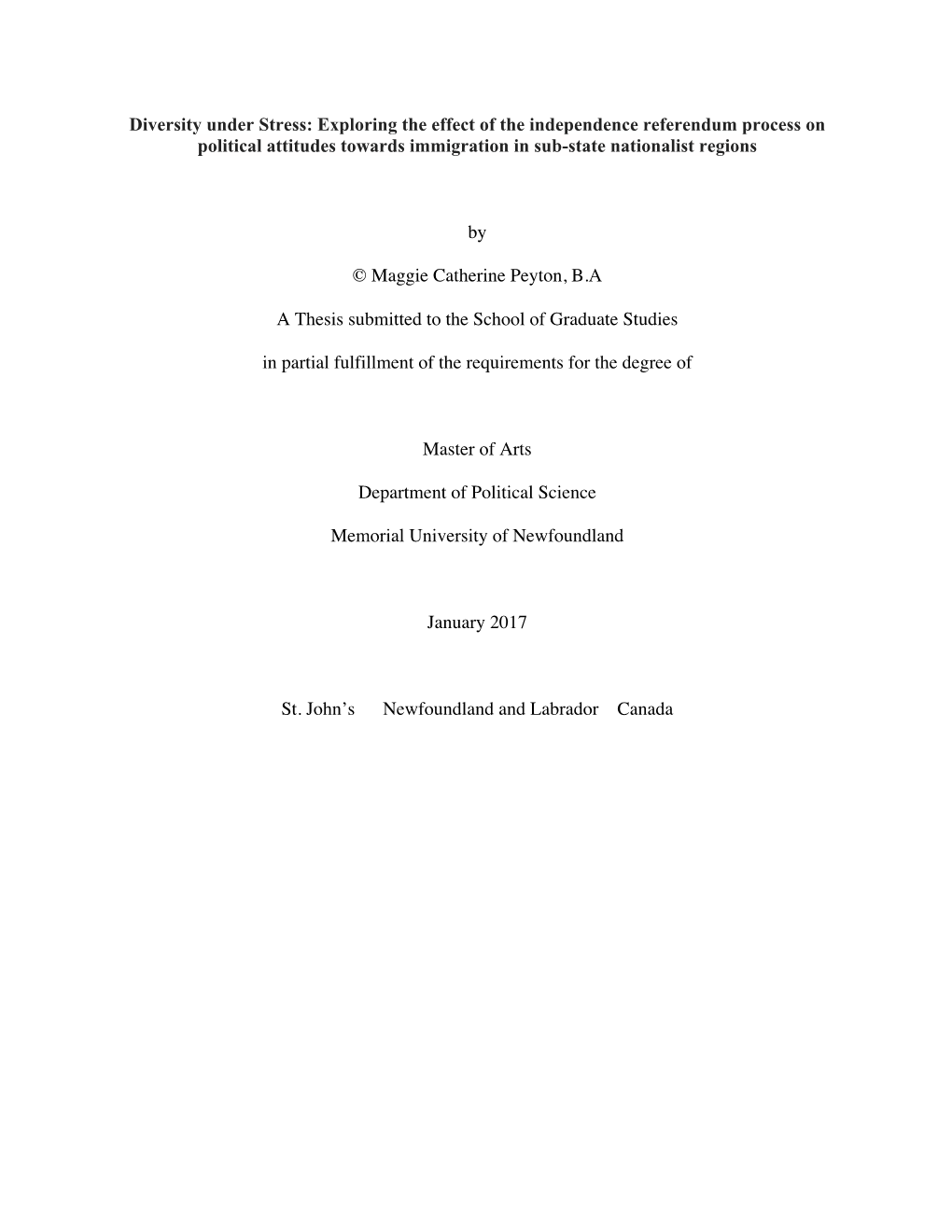 Exploring the Effect of the Independence Referendum Process on Political Attitudes Towards Immigration in Sub-State Nationalist Regions