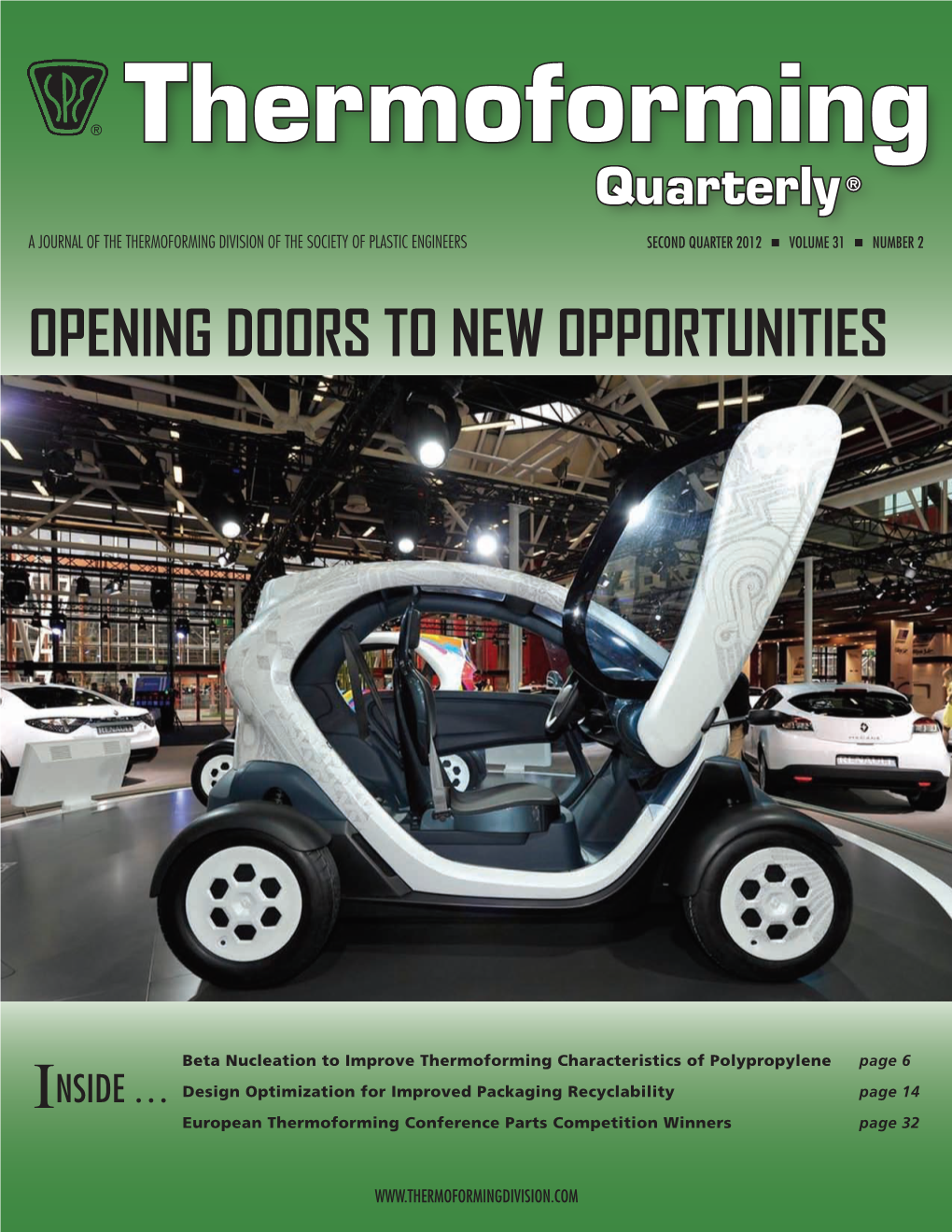 Thermoforming Quarterly in 2012