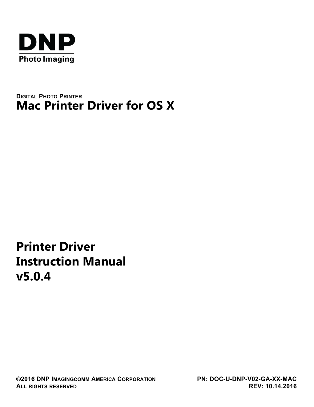 Mac Printer Driver for OS X