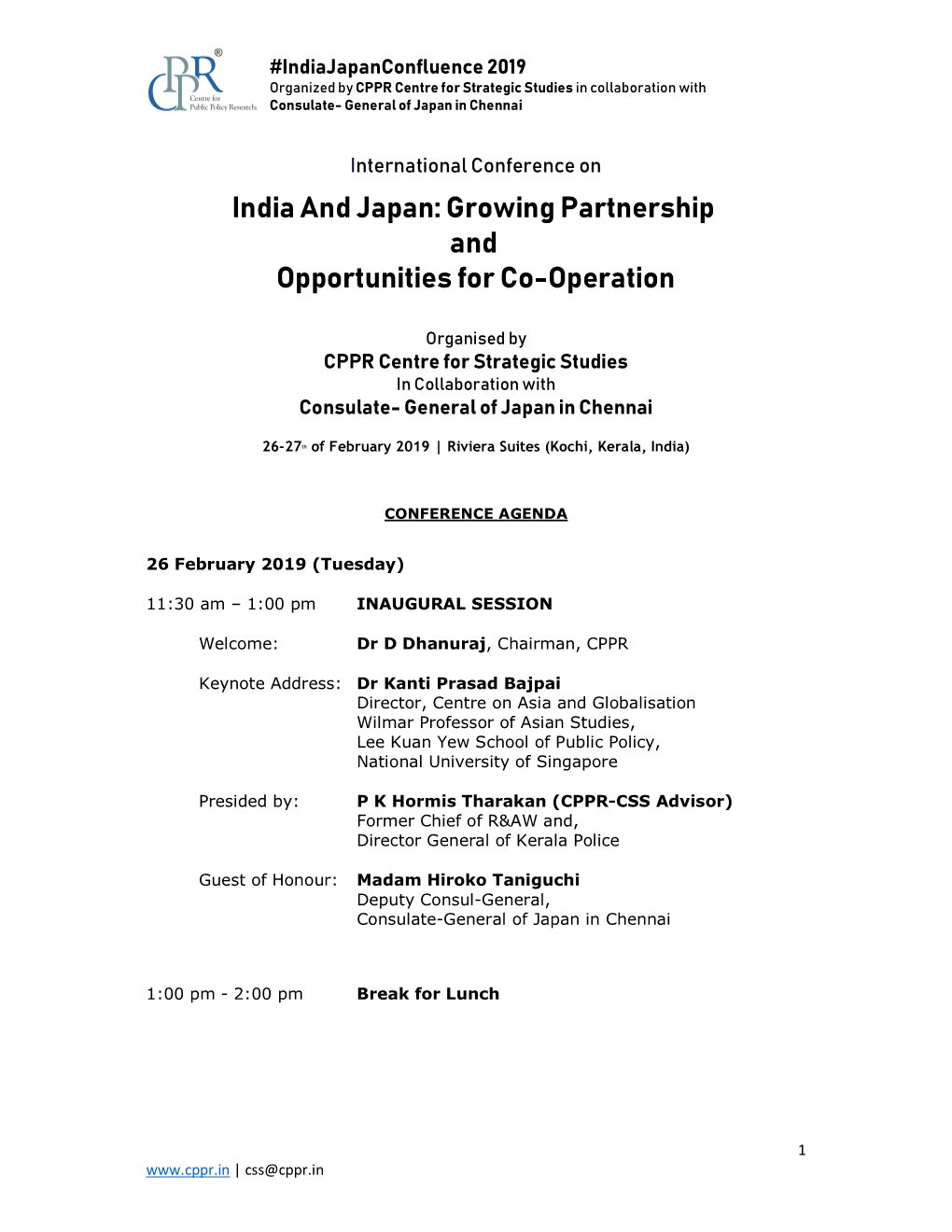 India and Japan: Growing Partnership and Opportunities for Co-Operation