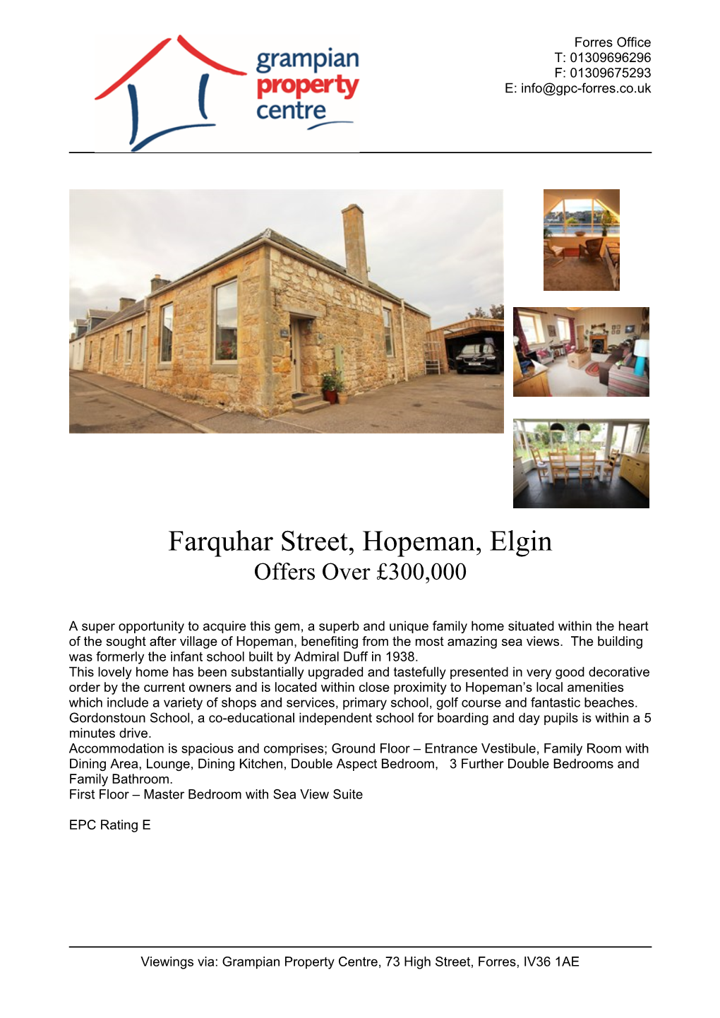 Farquhar Street, Hopeman, Elgin Offers Over £300,000