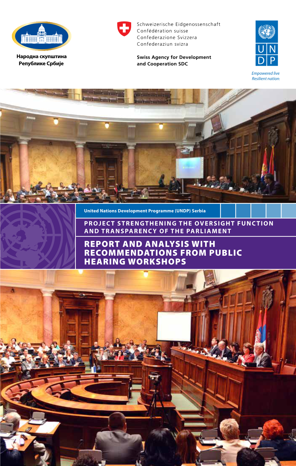 Report and Analysis with Recommendations from Public Hearing Workshops