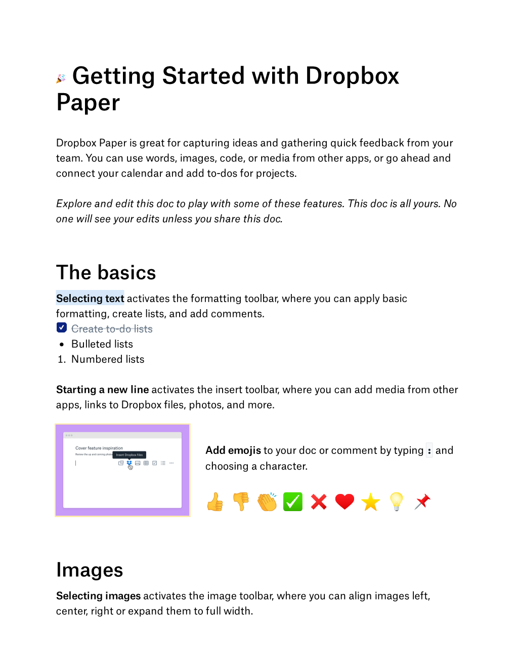 Getting Started with Dropbox Paper
