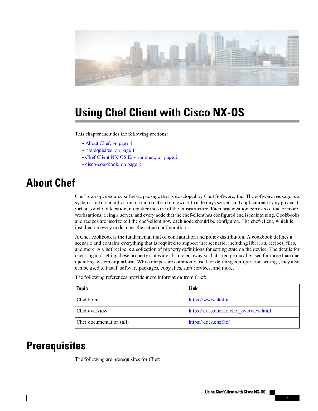 Using Chef Client with Cisco NX-OS