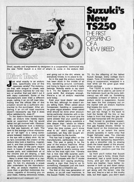 Suzuki's TS250