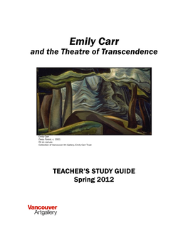 Emily Carr and the Theatre of Transcendence