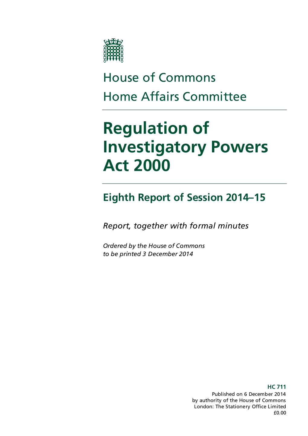 Regulation of Investigatory Powers Act 2000