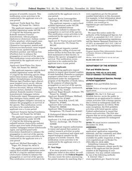 Federal Register/Vol. 83, No. 223/Monday, November 19, 2018