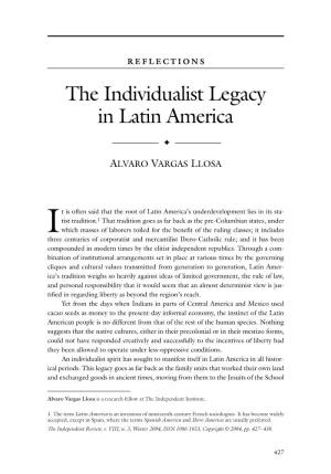 The Individualist Legacy in Latin America