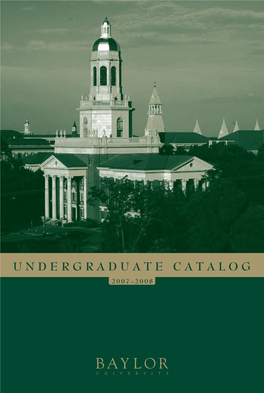 Undergraduate Catalog Undergraduate