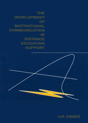 The Development of Motivational Communication in Distance Education Support