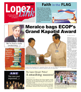 Meralco Bags ECOP's Grand Kapatid Award by Maite Bueno