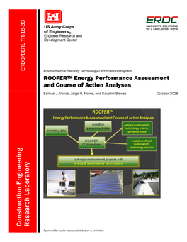 ERDC/CERL TR-18-33 "ROOFER™ Energy Performance Assessment