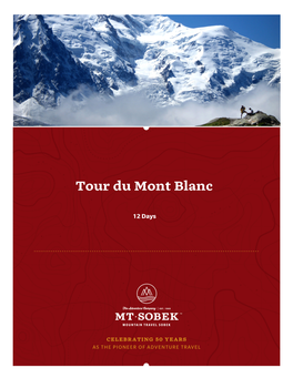 Tour Du Mont Blanc