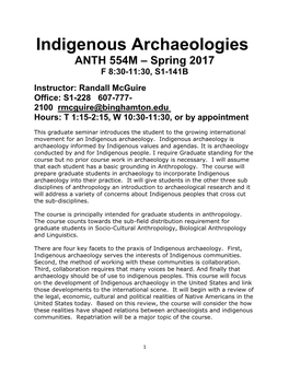 Indigenous Archaeologies
