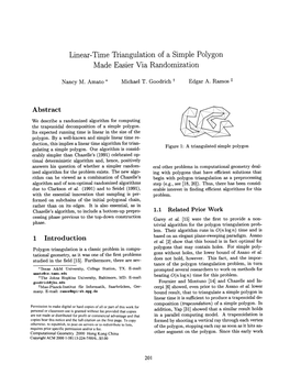 Linear-Time Triangulation of a Simple Polygon Made Easier Via Randomization