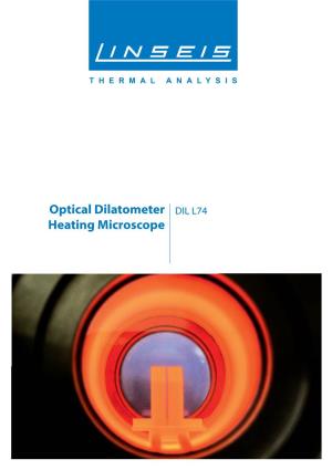 Linseis Optical Dilatometer and Heating Microscope Brochure