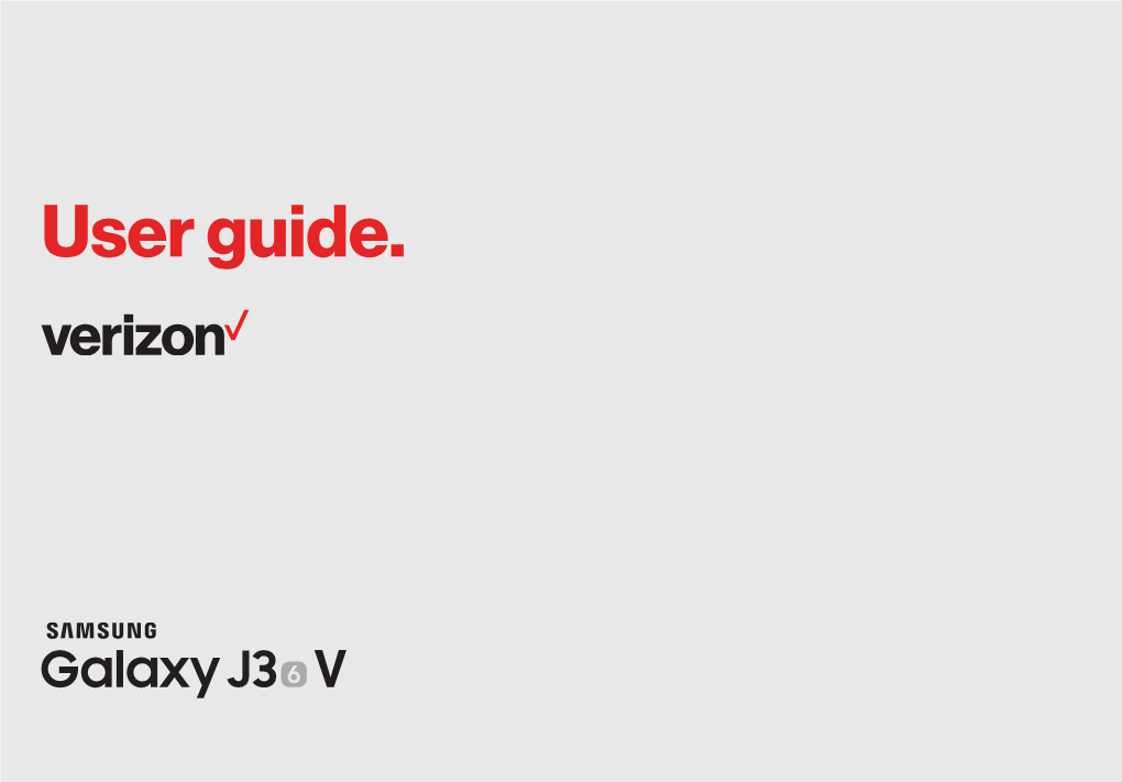 Samsung Galaxy J3 J320V User Manual