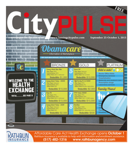 September 25-October 1, 2013 2 City Pulse • September 25, 2013