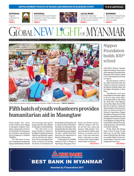 Fifth Batch of Youth Volunteers Provides Humanitarian Aid In