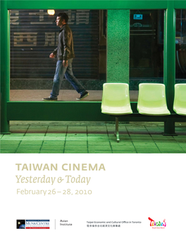 Taiwan Cinema Yesterday and Today