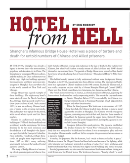 Shanghai's Infamous Bridge House Hotel Was a Place of Torture And