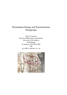 Permutation Groups and Transformation Semigroups